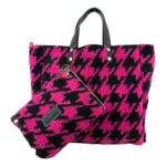 Bolso Shopper de Ante & Terciopelo Reversible Mujer con Bolsito Extra - Imagen 2