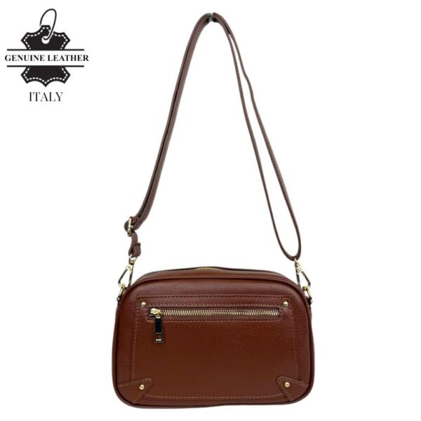 Bolso Bandolera en Piel con 4 Tachuelas Decorativas Frontales para Mujer - Imagen 14