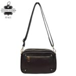 Bolso Bandolera en Piel con 4 Tachuelas Decorativas Frontales para Mujer - Imagen 8