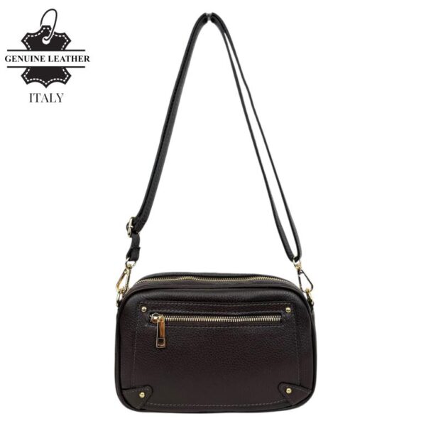 Bolso Bandolera en Piel con 4 Tachuelas Decorativas Frontales para Mujer - Imagen 8