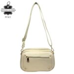 Bolso Bandolera en Piel con 4 Tachuelas Decorativas Frontales para Mujer - Imagen 7