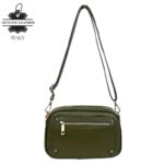 Bolso Bandolera en Piel con 4 Tachuelas Decorativas Frontales para Mujer - Imagen 5