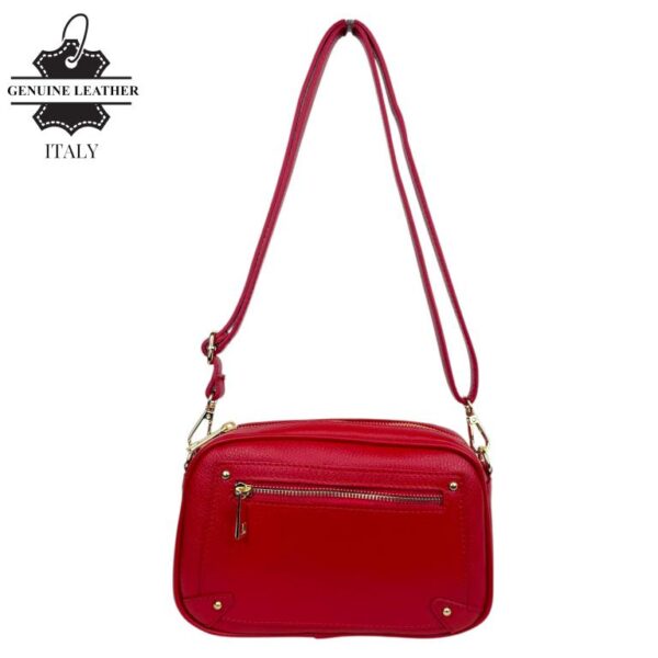 Bolso Bandolera en Piel con 4 Tachuelas Decorativas Frontales para Mujer - Imagen 11