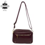 Bolso Bandolera en Piel con 4 Tachuelas Decorativas Frontales para Mujer - Imagen 6