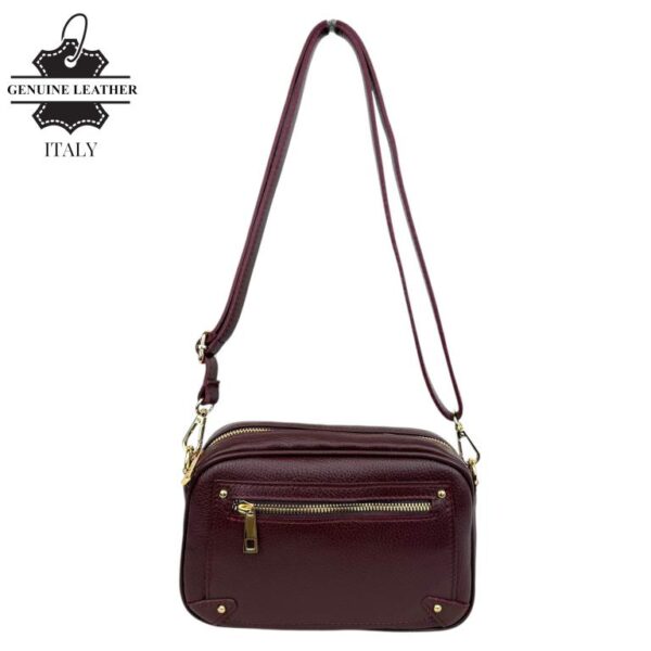 Bolso Bandolera en Piel con 4 Tachuelas Decorativas Frontales para Mujer - Imagen 6