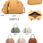 Bolso de Mano Sintético Tipo Maletín Coveri Collection con Elementos Decorativos para Mujer