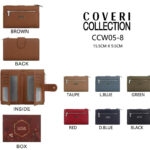 Monedero Sintético Coveri Collection de Mujer con Bolsillo Trasero con Cierre de Cremallera y Caja