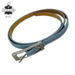 Cinturón de piel 1cm liso - Imagen 2