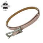 Cinturón de piel 1cm liso - Imagen 3