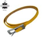 Cinturón de piel 1cm liso