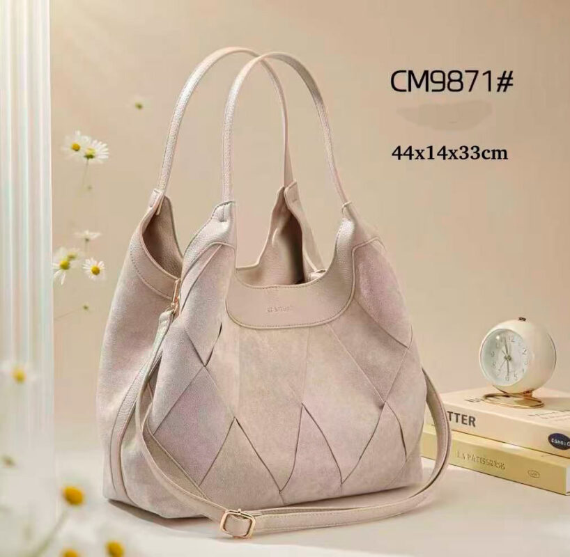 Bolso de Hombro Sintético Maxfly con Frontal Original, Gran Capacidad y Bolsillo Trasero para Mujer-Principal- Mayoristas España