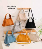 Bolso de Mano Sintético Maxfly con Asa Corta y Gruesa y Tira Bandolera Ajustable para Mujer - Imagen 2