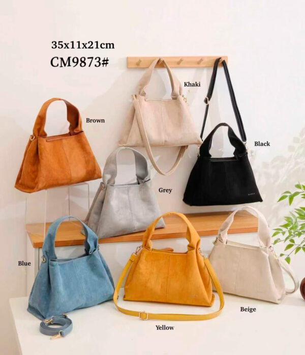 Bolso de Mano Sintético Maxfly con Asa Corta y Gruesa y Tira Bandolera Ajustable para Mujer - Imagen 2