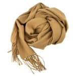 Preciosa Bufanda de Lana Agradable al Tacto y con Colores Lisos para Mujer - Imagen 4