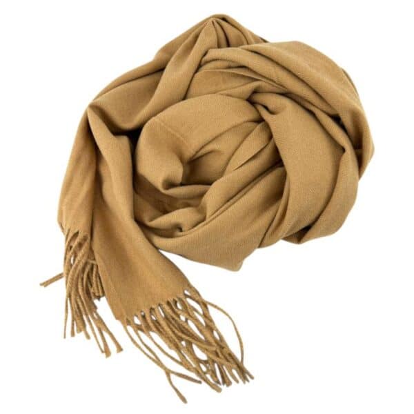 Preciosa Bufanda de Lana Agradable al Tacto y con Colores Lisos para Mujer - Imagen 4