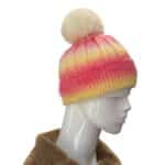 Gorro Multicolor Tie Dye con Pompom, Talla Única y Alegre Diseño para Mujer - Imagen 8