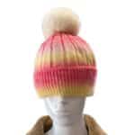 Gorro Multicolor Tie Dye con Pompom, Talla Única y Alegre Diseño para Mujer - Imagen 7