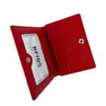 Tarjetero Compacto de Piel con Solapa de Botón y Gran Calidad para Mujer - Imagen 4