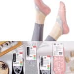 Calcetines Invisibles de Yoga en Algodón Bio, Cómodos, Transpirables y Antideslizantes para Mujer