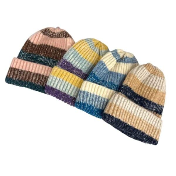 Gorro de Viscosa con Talla Única y Preciosos Colores para Mujer-1- Mayorista España