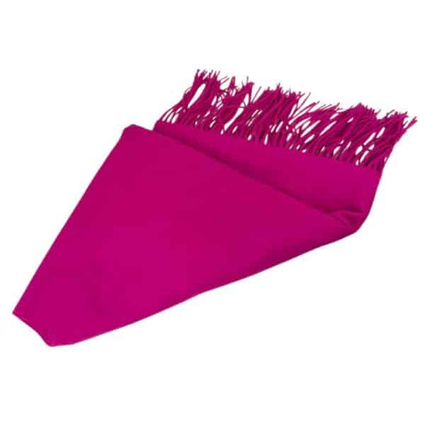 Preciosa Bufanda de Mujer con Flecos Decorativos y Colores Lisos - Imagen 9