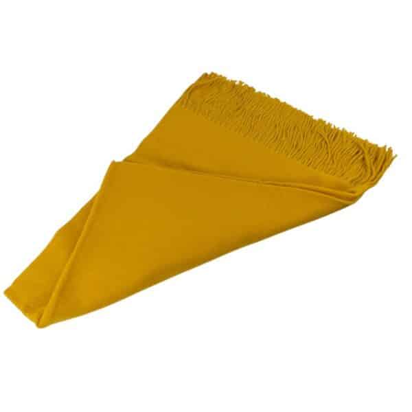 Preciosa Bufanda de Mujer con Flecos Decorativos y Colores Lisos - Imagen 7