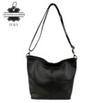 Bolso Bandolera en Piel Italiana para Mujer con Bolsillo Trasero, Cierre de Cremallera y Gran Calidad - Imagen 4