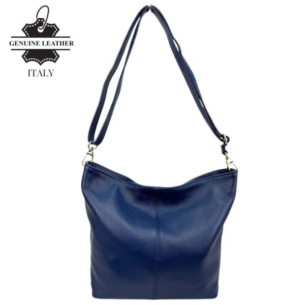 Bolso Bandolera en Piel Italiana para Mujer con Bolsillo Trasero, Cierre de Cremallera y Gran Calidad - Imagen 7