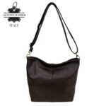 Bolso Bandolera en Piel Italiana para Mujer con Bolsillo Trasero, Cierre de Cremallera y Gran Calidad - Imagen 5