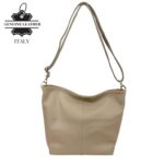 Bolso Bandolera en Piel Italiana para Mujer con Bolsillo Trasero, Cierre de Cremallera y Gran Calidad - Imagen 3