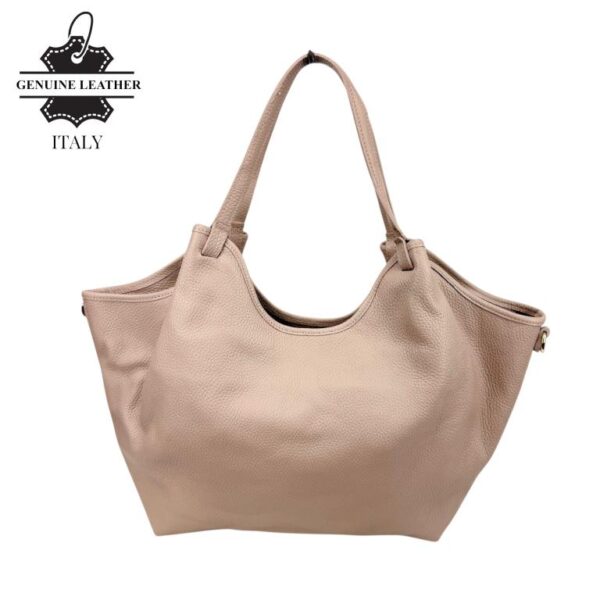 Bolso de Hombro en Piel Italiana con Gran Capacidad y Compartimentos Interiores Mujer - Imagen 2