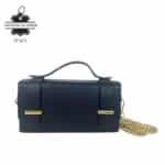 Bolsito de Mano Compacto en Piel con Tachuelas Decorativas y Solapa de 2 Botones para Mujer - Imagen 24