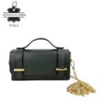 Bolsito de Mano Compacto en Piel con Tachuelas Decorativas y Solapa de 2 Botones para Mujer - Imagen 17