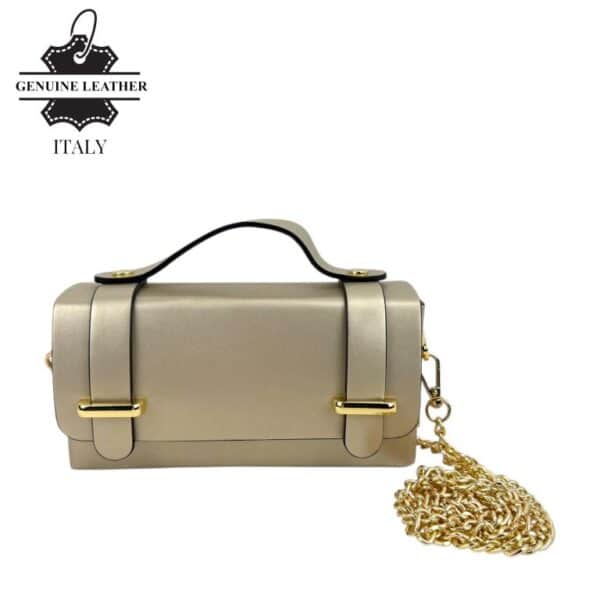 Bolsito de Mano Compacto en Piel con Tachuelas Decorativas y Solapa de 2 Botones para Mujer - Imagen 18