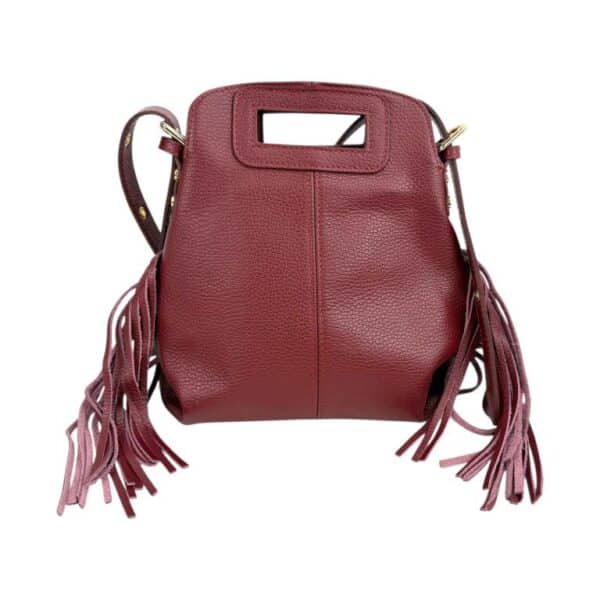 Bolso de Hombro en Piel Italiana Estilo Miss M con Flecos Laterales y Gran Calidad para Mujer - Imagen 14