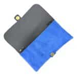 Bolso de Piel Serraje Italiano con Diseño Dorado H y Asa Extraíble para Mujer - Imagen 15