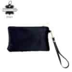 Cartera en Piel Italiana con Pelito, Diseño Animal Print, Cremallera y Asa Corta Extraíble para Mujer - Imagen 9