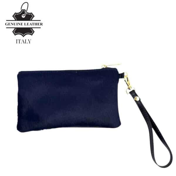 Cartera en Piel Italiana con Pelito, Diseño Animal Print, Cremallera y Asa Corta Extraíble para Mujer - Imagen 13