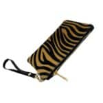 Cartera en Piel Italiana con Pelito, Diseño Animal Print, Cremallera y Asa Corta Extraíble para Mujer - Imagen 15