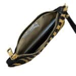Cartera en Piel Italiana con Pelito, Diseño Animal Print, Cremallera y Asa Corta Extraíble para Mujer - Imagen 19