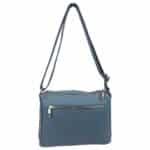 Bolso Bandolera de Piel Italiana con Gran Calidad y 4 Bolsillos con Cremallera para Mujer - Imagen 17