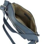 Bolso Bandolera de Piel Italiana con Gran Calidad y 4 Bolsillos con Cremallera para Mujer - Imagen 19