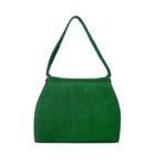 Bolso de Mano Compacto en Piel de Serraje Italiano con Solapa y Asa Corta para Mujer - Imagen 14