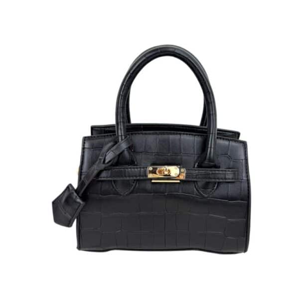 Bolso de Mano Sintético con Estilo Coco, Frontal Decorativo y Cierre de Cremallera para Mujer - Imagen 6