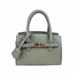 Bolso de Mano Sintético con Estilo Coco, Frontal Decorativo y Cierre de Cremallera para Mujer - Imagen 3