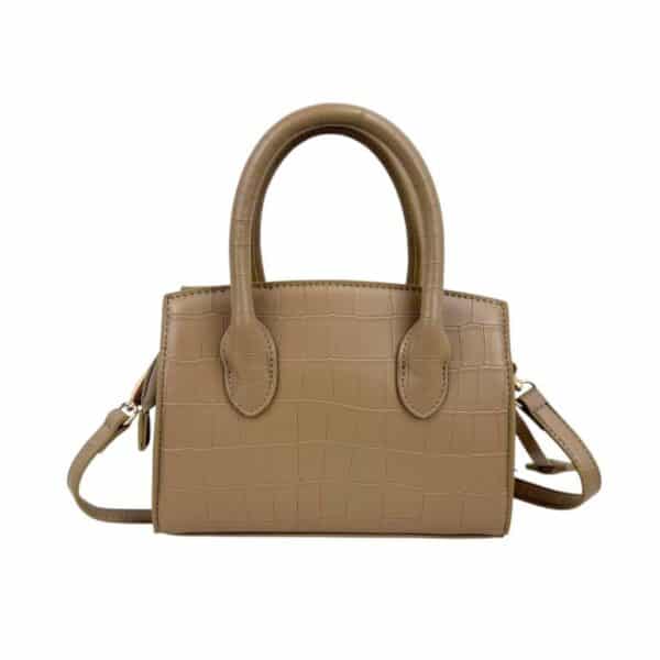 Bolso de Mano Sintético con Estilo Coco, Frontal Decorativo y Cierre de Cremallera para Mujer - Imagen 9