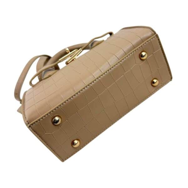 Bolso de Mano Sintético con Estilo Coco, Frontal Decorativo y Cierre de Cremallera para Mujer - Imagen 11