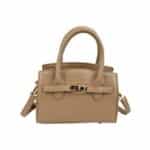 Bolso de Mano Sintético con Estilo Coco, Frontal Decorativo y Cierre de Cremallera para Mujer - Imagen 8