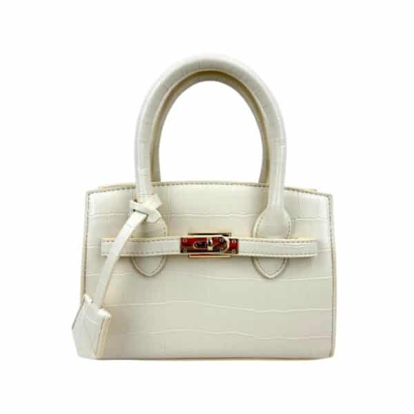 Bolso de Mano Sintético con Estilo Coco, Frontal Decorativo y Cierre de Cremallera para Mujer - Imagen 7