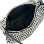 Bolso de Fiesta Sintético con Diamantes Brillantes y 2 Asas Largas para Mujer - Imagen 3